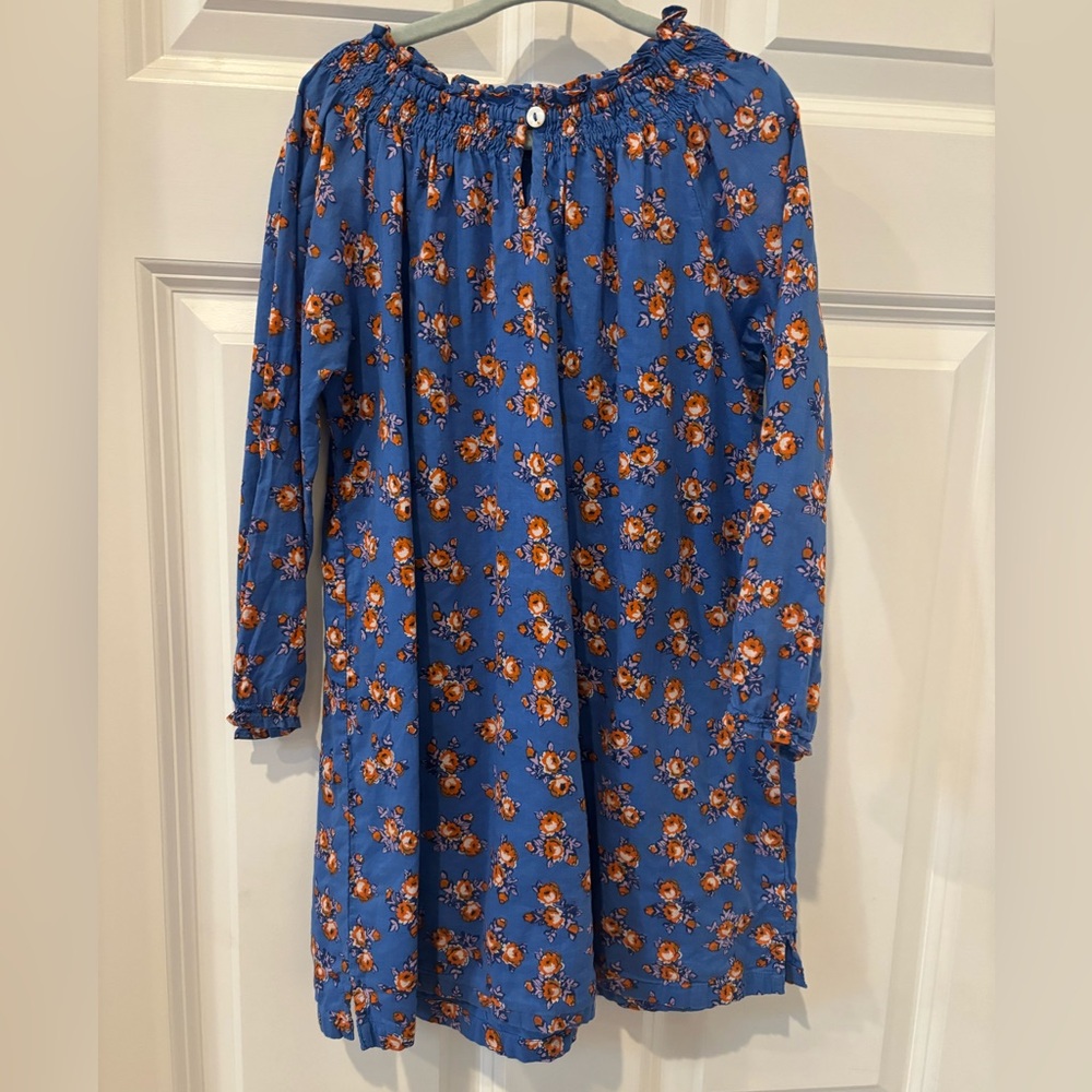 Caramel Floral cotton print dress size 4